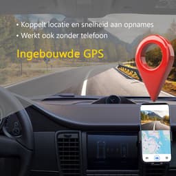 Tech Essentials® Dashcam X1 Pro - GPS WiFi APP - 3K Resolutie - Incl.64GB Micro SD-Kaart - 1.29 inch Mini Scherm - Voor Auto - Videorecorder - Camera - Full HD - Vrachtwagens — thumbnail 4