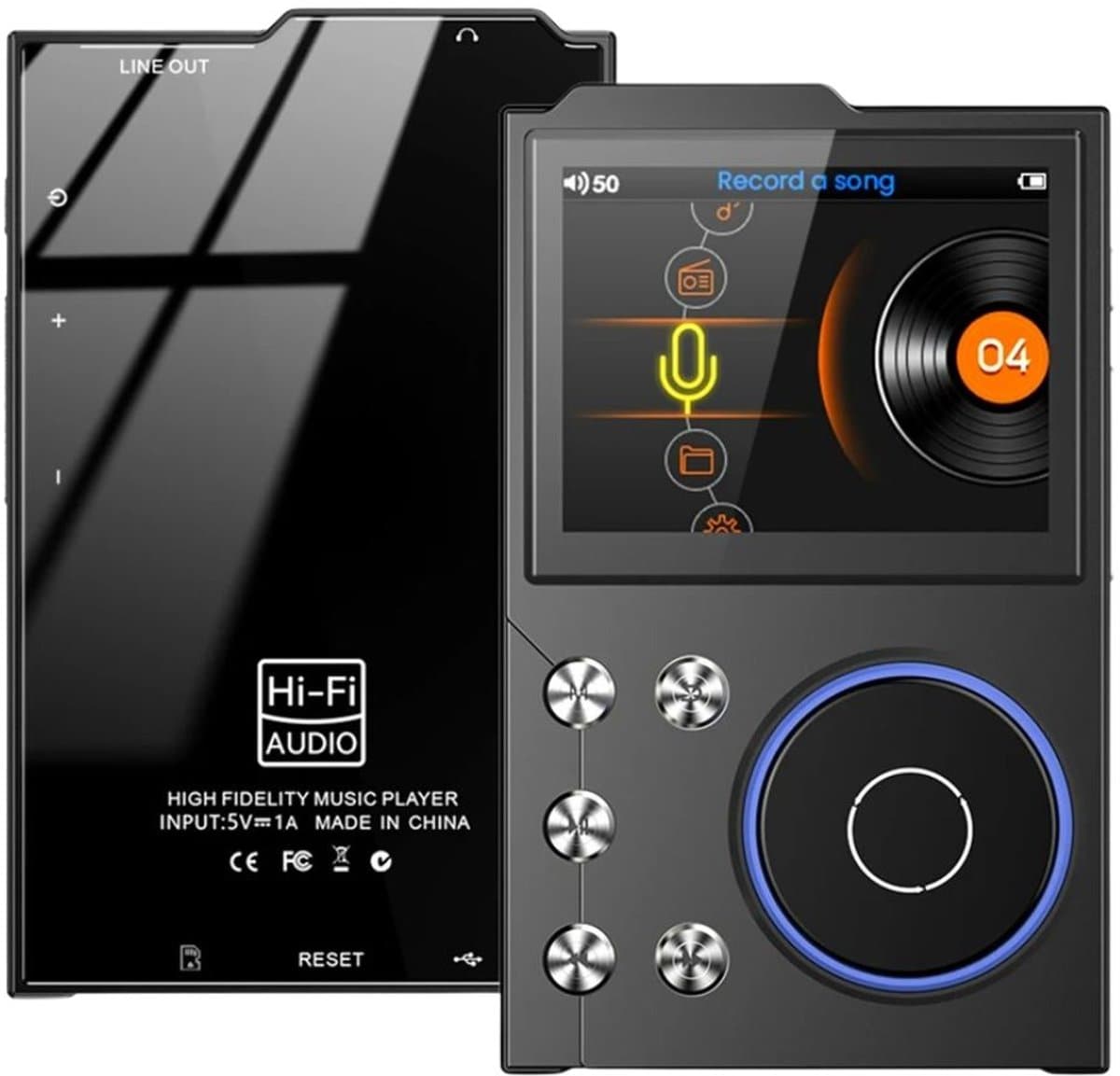 MP3 Speler Bluetooth - FM-Radio - Zwart — afbeelding 1