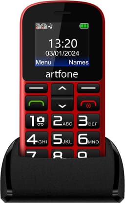 Senioren Mobiele Telefoon 4g - Senioren GSM -Rood — thumbnail 1
