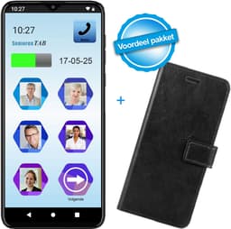 SeniorenTAB - Easy Smartphone Voordeelpakket - (beeld)bellen via foto's - 64GB - inclusief beschermhoes — thumbnail 1
