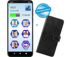 SeniorenTAB - Easy Smartphone Voordeelpakket - (beeld)bellen via foto's - 64GB - inclusief beschermhoes