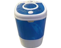 Draagbare Bovenlader Wasmachine 2kg - Compact en Efficiënt in Blauw/Wit