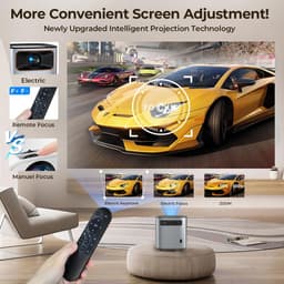 Mini Beamer - Projector met Wifi - Bluetooth — thumbnail 3