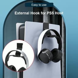 CHPN -Haakje - Haakje voor spelcomputer - Koptelefoonhaakje - Controllerhouder - 2 Stuks - Game Accessoires - Geschikt voor PS5 - — thumbnail 1
