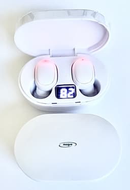 Draadloze Oordopjes Bluetooth 5.3 Hoofdtelefoon - E6S - Touch Control Oordopjes Met Microfoon - Met led percentage indicator - Wit - Earphone - Koptelefoon - Gaming Headset - Sport Oordopjes — thumbnail 5