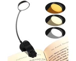 CRLYN® Leeslampje voor Boek - Loeplamp voor in Bed - Lamp met Klem