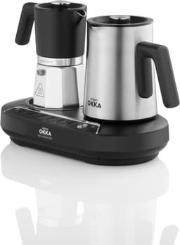 Arzum OKKA Rich Moka Koffiepot OK0027-0500 | RVS/Zwart - Moka- en Espressopot - 7 functies - 1350W — thumbnail 2