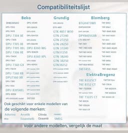 10-stuks wasmachine sponsfilter - Vervangend filter - Voor Beko, Grundig, Blomberg drogerfilters - Droger, droger, verdamper schuimfilters - Wasmachine filteronderdelen - Drogerfilter - Droger accessoires - Zwart — thumbnail 7