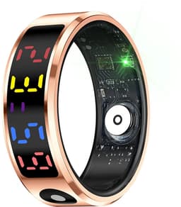 WizBay Premium Select® Smart Ring Color LED Rosé Goud - Maat 10 - Hartslag Slaap Zuurstof - Gesture - Multi Sport Modi — thumbnail 1