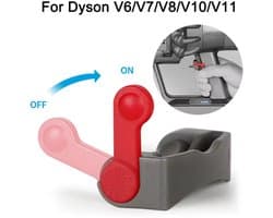 TLVX Schakelaar Vergrendeling Geschikt voor Dyson V6 / V7 / V8 / V10 / V11 / V15 Trigger knop locker – Power Button Lock – Stofzuiger Aan/Uit Schakelaar Knop – Switch Button - Blokkeer de knop en bevrijd uw vinger – Zet knop stofzuiger vast