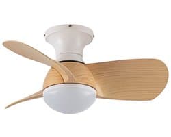 CristalRecord - Plafondventilator Epona Mini Ø 64 cm hout wit — afbeelding 1
