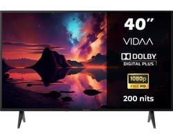 Horizon Diamant Smart TV 40 inch - LED Televisie - Full HD - WiFi - Netflix - Dolby Digital Plus - Laag Energieverbruik