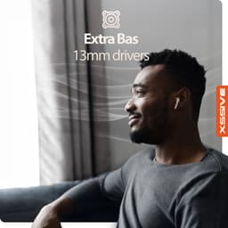 Draadloze Oordopjes Bluetooth 5.3 - Oortjes met Microfoon - Lange Batterijduur - Ergonomische & Stevige Pasvorm - Rose goud EarBuds — thumbnail 4