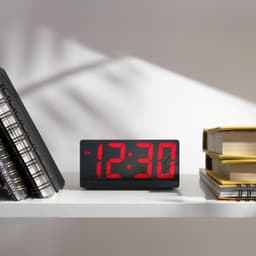 Caliber Digitale Wekker - Wekkers digitaal - Instelbare Snooze Tijd - Alarmklok - Dimbaar display - Digitale klok slaapkamer - USB Oplader — thumbnail 5