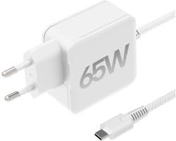65W USB C Snellader - 1.8 Meter - Oplaadstekker - Geschikt voor Laptop, Samsung & iPhone - Oplader met USB-C Kabel