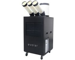 Evolar Professionele Mobiele Airco - 3-in-1 - 22000 BTU - met Luchtontvochtiger - Voor o.a. Kantoren - EVO-22000C