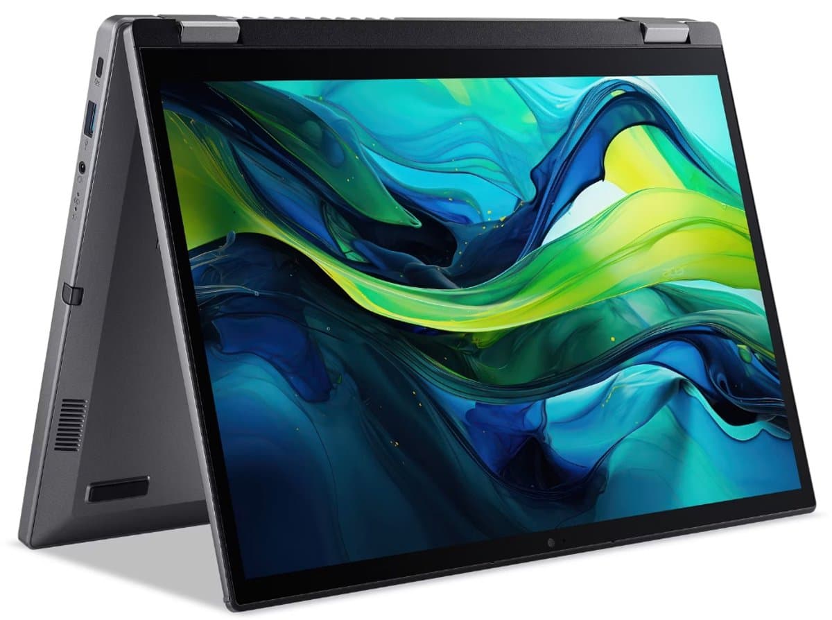 Aspire Spin 14 ASP14-51MTN-56DV - 2-in-1 Convertible - 14 inch - Touchscreen - Core 5 (i5) - 32GB - 512GB SSD - Grijs - inclusief Stylus Pen - Verlicht toetsenbord — afbeelding 1
