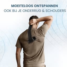 NueNext Massage Gun Professioneel Met Verlengarm - Massage Pistool mini - Sport en Relax Massage Apparaat - Warme & Koude Stand - 6 Massagekoppen - Krachtig en Draadloos - Zwart — thumbnail 2