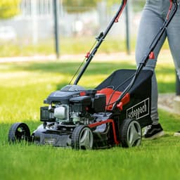 Scheppach Grasmaaier Benzine MP132-42 - 42cm maaibreedte - 4-takt - 131cc - 3,3pk - In 3 maaihoogtes instelbaar: 25-75mm - Voor tuinen tot 800m² - met 45L opvangbak — thumbnail 5