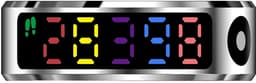 WizBay Premium Select® Smart Ring Color LED Zilver - Maat 8 - Hartslag Slaap Bloeddruk - Gesture - Multi Sport Modi — thumbnail 4