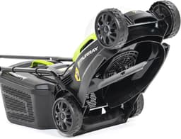 Elektrische Grasmaaier 2-in-1 1200W met Grasopvangbak voor Kleine Gazons - Ergonomisch en Compact — thumbnail 5