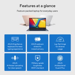ASUS Vivobook 15 X1504VA-BQ3857W - Laptop - Core 5 - 16GB/512GB - Core 5/i5 — thumbnail 3