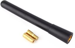 Scoby - Korte Auto Antenne - Aluminium Antenne in Carbonlook - Car Antenna - Geschikt voor Universele Montage - 10CM - Zwart — thumbnail 1