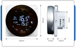 Durensa® WIFI Ronde Touch Screen Thermostaat INBOUW 230V — thumbnail 2