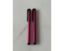 2 Stuks Tablet & Telefoon Stift / Robuuste Touchpen / Touchstift / Touch / Touchscreen Pen - Roze