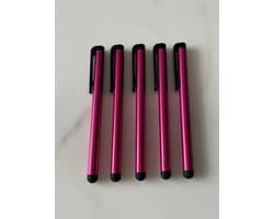 5 Stuks Tablet & Telefoon Stift / Robuuste Touchpen / Touchstift / Touch / Touchscreen Pen - Roze