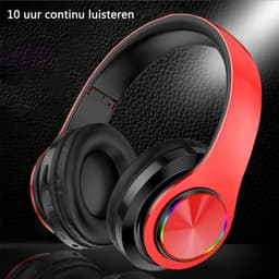 KINSI Gaming Headset met Bluetooth 5.3 - Draadloze Hoofdtelefoon met 3 Verbindingsmodi (Bluetooth/TF-Kaart/AUX) - 50mm Drivers & Ruimtelijk Geluid — thumbnail 4
