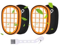 SOLLBRY® - 2x Filter Geschikt Voor Philips Speedpro Max Aqua 7000 En 8000 Serie - FC5005/01, CP1100/01, CP0663/01 Vervanging Schuimrubber - Steelstofzuiger - Geschikt voor Philips Speedpro Max Schuimfilter - Met Reinigingsborstel