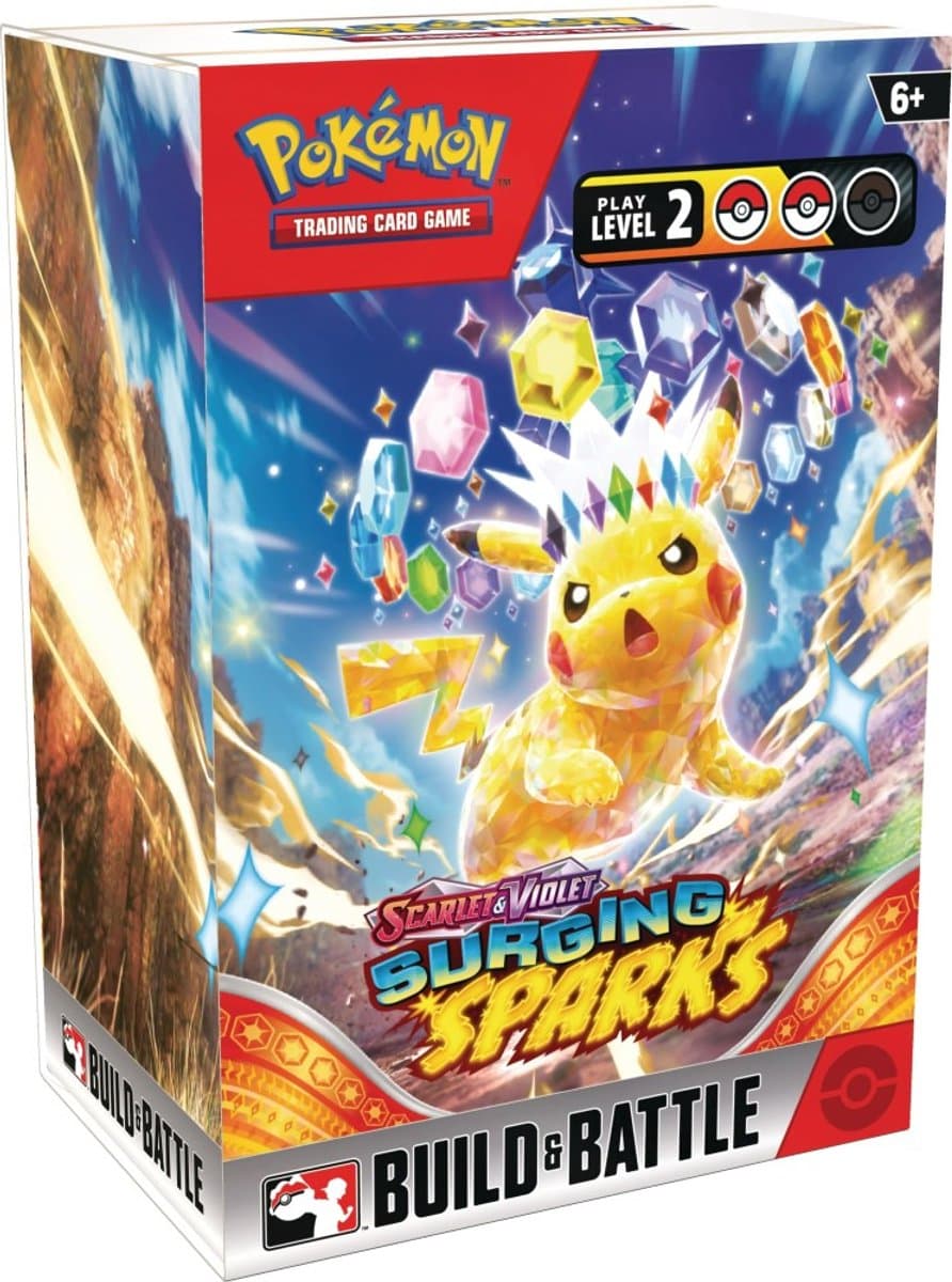 Pokémon - Surging Sparks Build & Battle Kit (Engels) — afbeelding 1