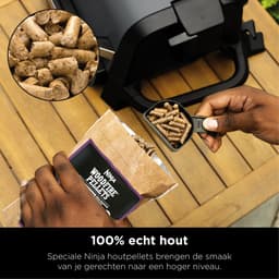 Ninja Woodfire - 7-in-1 Elektrische BBQ Grill, Smoker & Airfryer - Tafelmodel Barbecue - Geschikt voor Balkon - OG701EU — thumbnail 11
