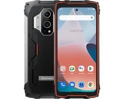 Blackview BV9300 Robuuste Smartphone (40M Laser Rangefinder) 15080mAh Helio G99 21GB+256GB 6.7'' 120Hz 50MP+ 32MP Camera, IP68 Waterdichte Buiten Mobiele Telefoon NFC -Oranje