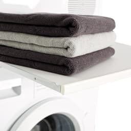 Scanpart tussenstuk voor wasmachine en droger met werkblad - Ideaal voor zwaardere warmtepompdrogers - Geschikt voor AEG Bosch LG Miele Samsung Siemens Zanussi Whirlpool - Stapelkit - Universeel — thumbnail 4