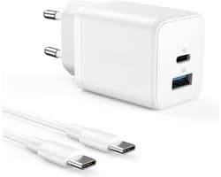 35W USB C Power Adapter met USB C naar uSB C Kabels - Voor S24,S23,S22,S21,S20,A9,Plus,Ultra,FE
