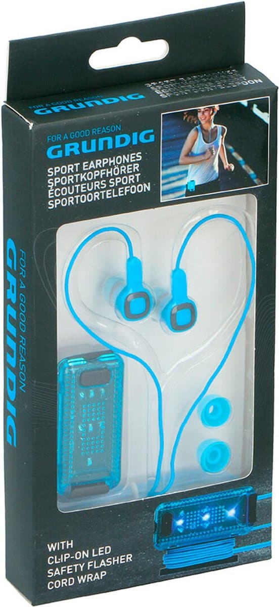 Sports hoofdtelefoon Grundig Blauw — afbeelding 1