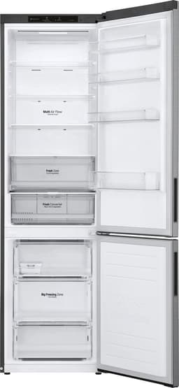 LG GBP62PZNAC - A-label, 384L Koel- en vriescombinatie - Total Nofrost, Stil (35Db) Roestvrijstaal, 10 jaar compressor garantie — thumbnail 3