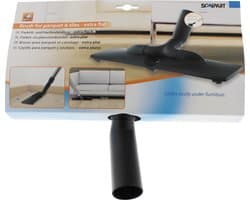 Scanpart parketborstel 32 en 35 mm - Extra plat - Twinner - Geschikt voor AEG Bosch Electrolux Miele Moulinex Nilfisk Panasonic Philips Rowenta Siemens - Voor gladde vloeren - Universeel