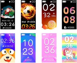 Smartwatch Kinderen - Waterdicht - Hartslag - Slaap Monitor - Mint — thumbnail 2