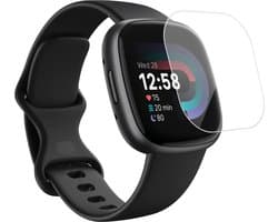 Geschikt voor Fitbit Versa 3 Screenprotector - Beschermglas Folie Geschikt voor Fitbit Versa 3