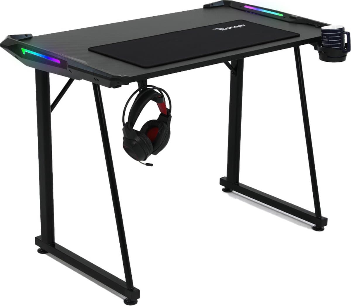 Ranqer - Nimbus - RGB gaming desk - with LED - Game Bureau - 100x60x75cm — afbeelding 1
