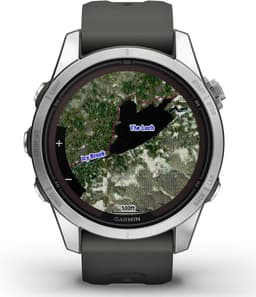 Garmin Fenix 7s Pro Solar - Smartwatch - Sporthorloge - Zon oplaadbaar - Tot wel 14 dagen Batterij - 42mm - Zilverkleurig — thumbnail 8