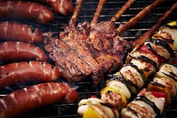 Opvouwbare toeristengrill/barbecue met vorken en spatel, koffer, 44x23x48 cm — thumbnail 2