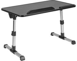 IVONO® Verstelbare Laptop Tafel Verhoger in Zwart - Ergonomisch en Multifunctioneel Draagbaar Bureau - Flexibel voor Bed, Bank, of Staand Bureau - In Hoogte Verstelbaar en Kantelbaar, Perfect voor Thuis of Kantoor
