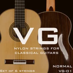 VG klassiek - Set van 6 Gitaarsnaren voor Klassieke Akoestische Gitaar - Snarenset - Nylon Snaren — thumbnail 1