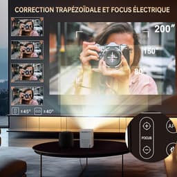 Equivera Mini Beamer - Draagbare Beamer - Beamer - Mini Beamer Projector - Projector - Mini Projector — thumbnail 2