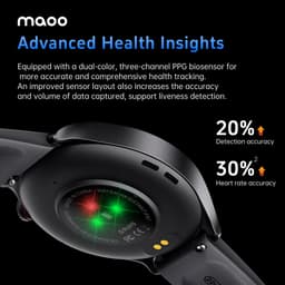 Maoo GTR Serie 2 Smartwatch Dames - Stainless Steel en TPU bandje - Stappenteller - Hartslagmeter - Slaapmonitor - Multisport - Geschikt voor Android en iOS - Roze — thumbnail 2