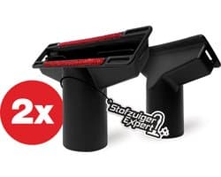 2x Miele Meubelzuigmond - Stofzuiger onderdeel Geschikt voor Alle Miele stofzuigers - Vervangende Hulpstuk 35mm Alternatief - Als Origineel 1 op 1 pasvorm - Opbergen Onder Accessoires Klep